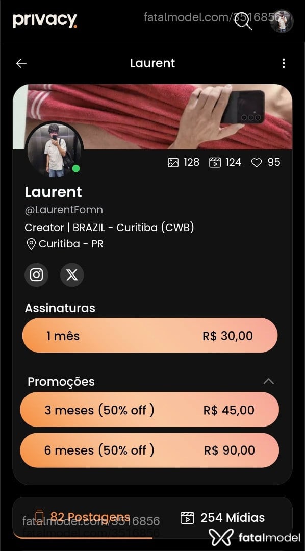 Acompanhante homem morena (o) de olhos castanhos - Pedro