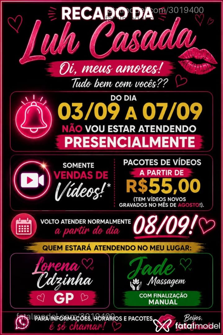 Acompanhante mulher ruiva (o) de olhos castanhos - Luh Kasada