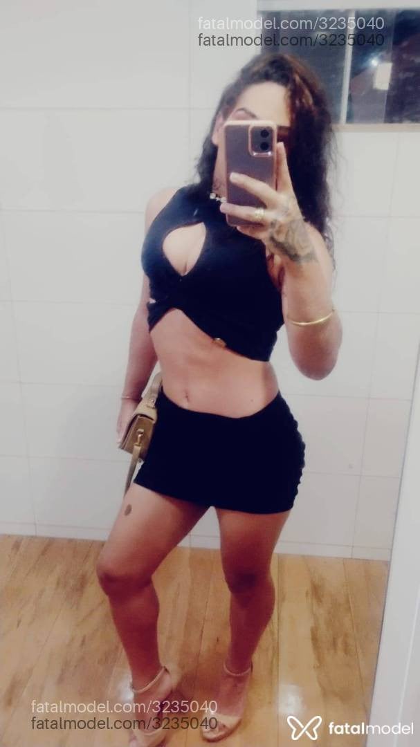 Acompanhante mulher trans com cabelo castanho de olhos castanhos em Jataí - Thays Orrayo