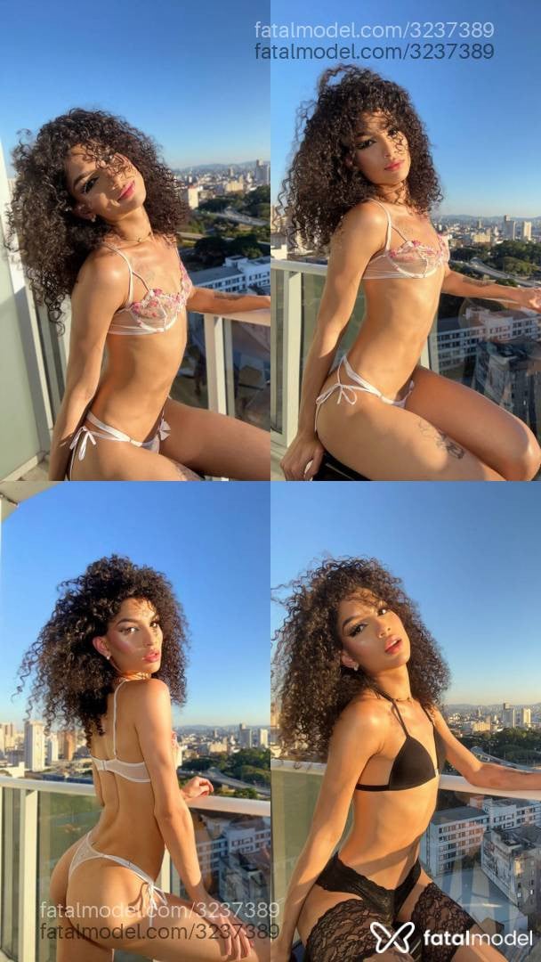 Acompanhante mulher trans morena (o) de olhos castanhos - ângela