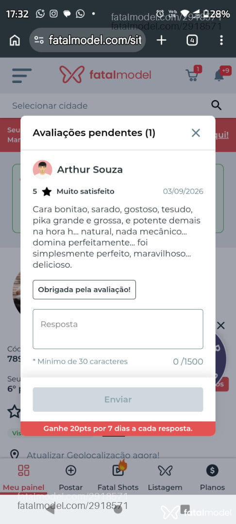 Acompanhante homem morena (o) de olhos pretos - Digão Veiudo