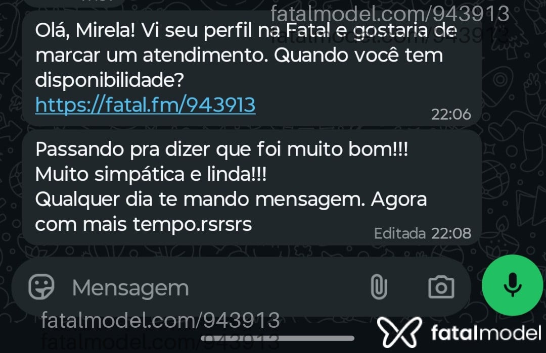 Acompanhante mulher morena (o) de olhos castanhos - Mirela