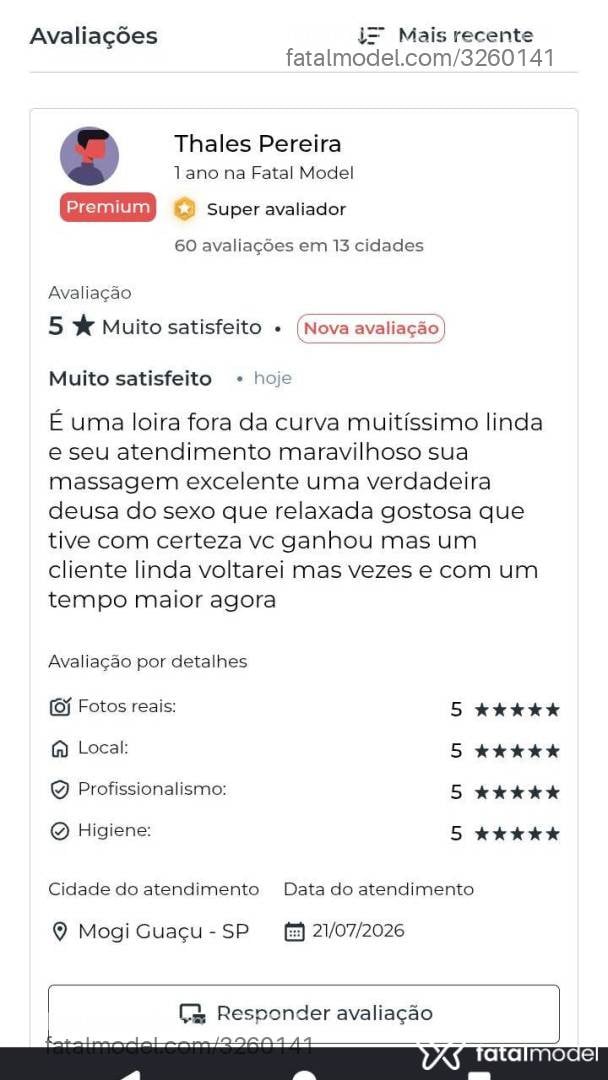 Acompanhante mulher loira (o) de olhos castanhos - Paola Smith