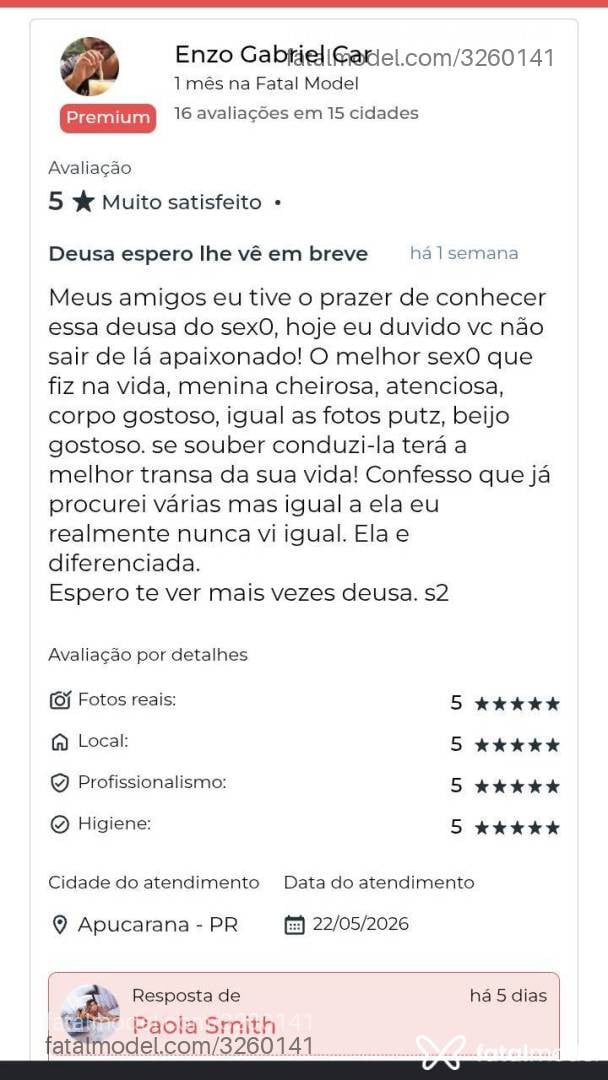 Acompanhante mulher loira (o) de olhos castanhos em Foz do Iguaçu - Paola Smith