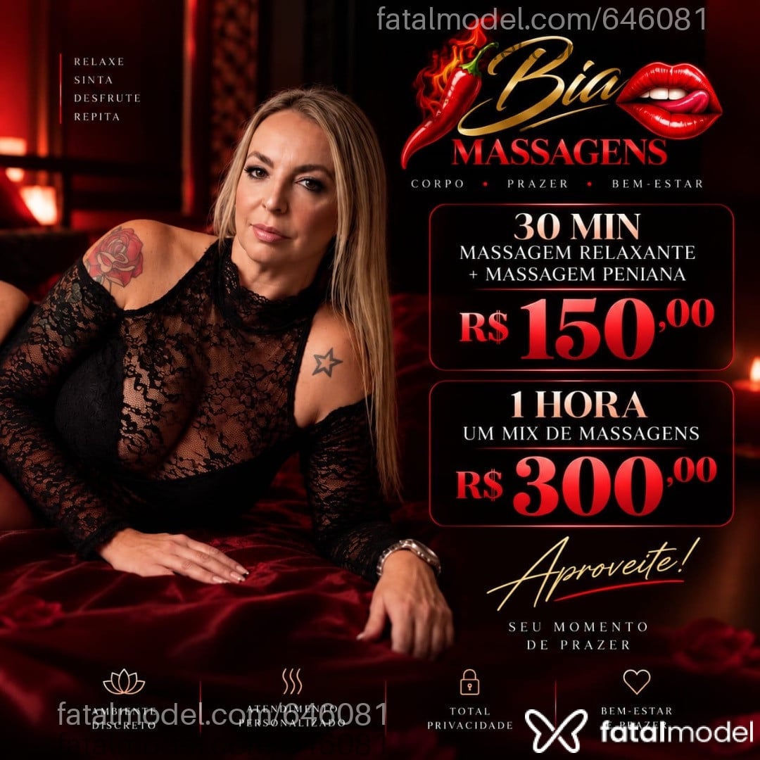 Acompanhante mulher loira (o) de olhos castanhos - Bia Prado