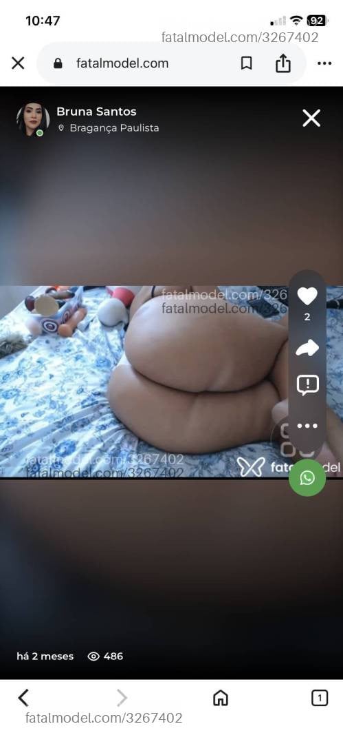 Acompanhante mulher morena (o) de olhos pretos - Bruna Santos