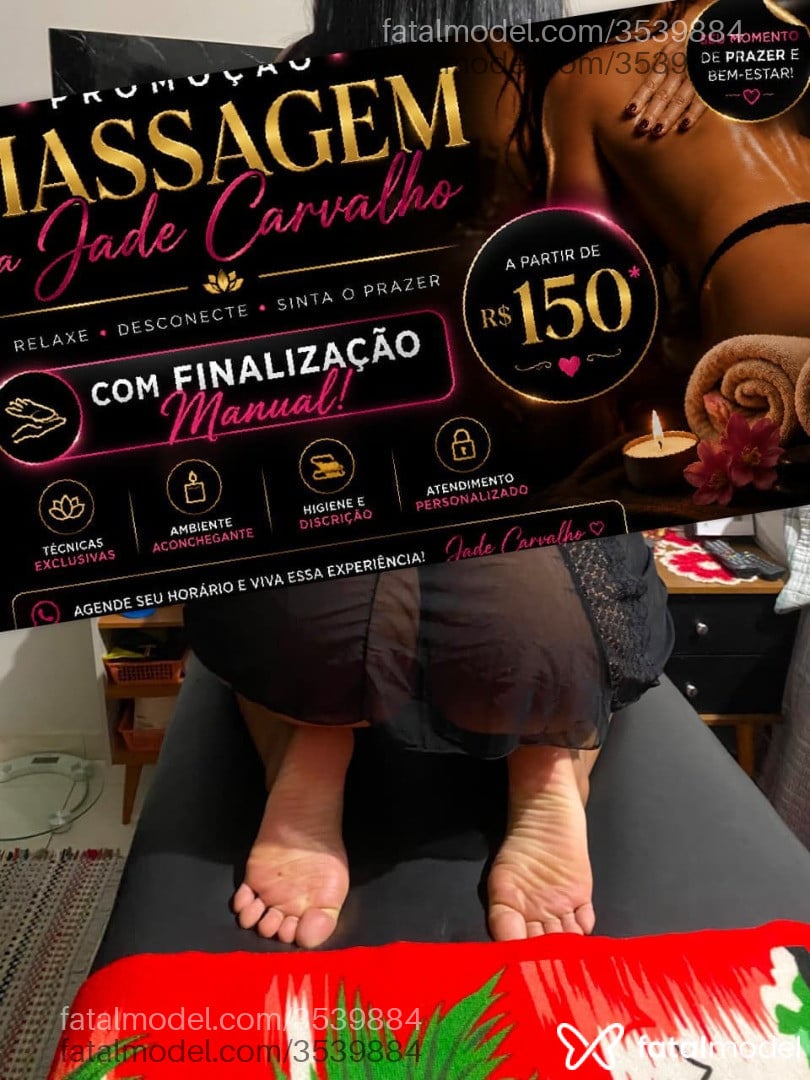 Acompanhante mulher morena (o) de olhos castanhos - Jade Carvalho