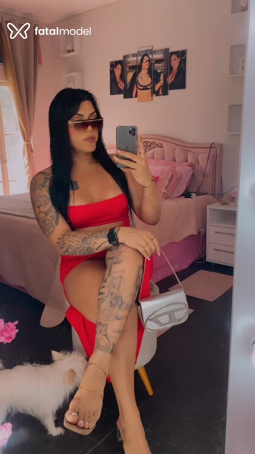 Acompanhante mulher trans morena (o) de olhos castanhos - Jamilly Coelho
