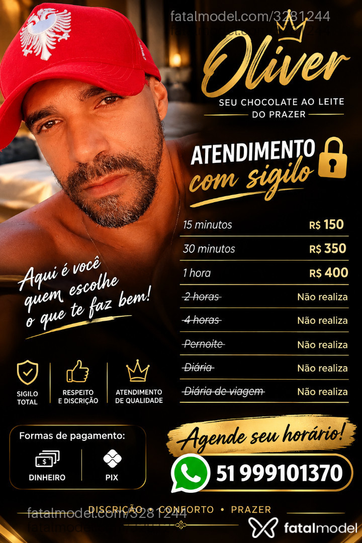 Acompanhante homem morena (o) de olhos castanhos - Oliver