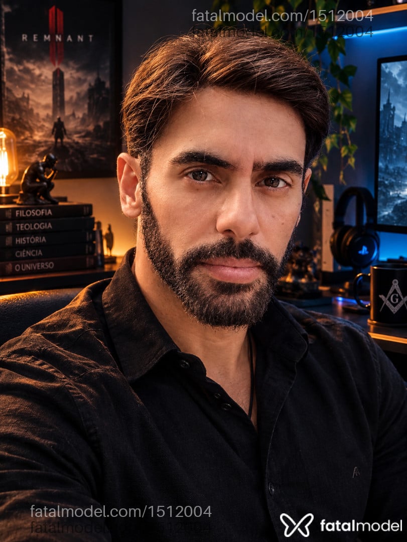 Acompanhante homem com cabelo castanho de olhos castanhos - FRED JOTA