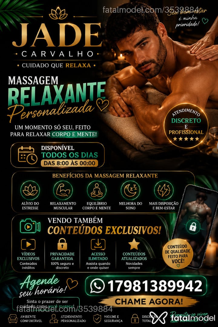 Acompanhante mulher morena (o) de olhos castanhos - Jade Carvalho