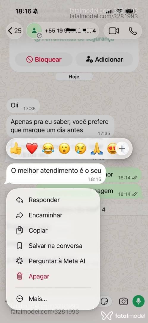 Acompanhante mulher morena (o) de olhos castanhos - Tifany