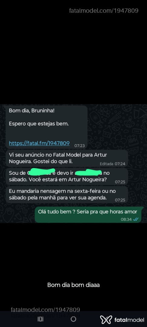 Acompanhante mulher com cabelo castanho de olhos castanhos - Bruninhaasurfis