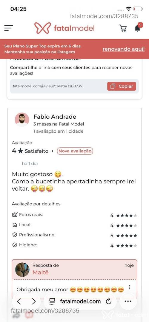 Acompanhante mulher morena (o) de olhos castanhos em Petrópolis - Maitê