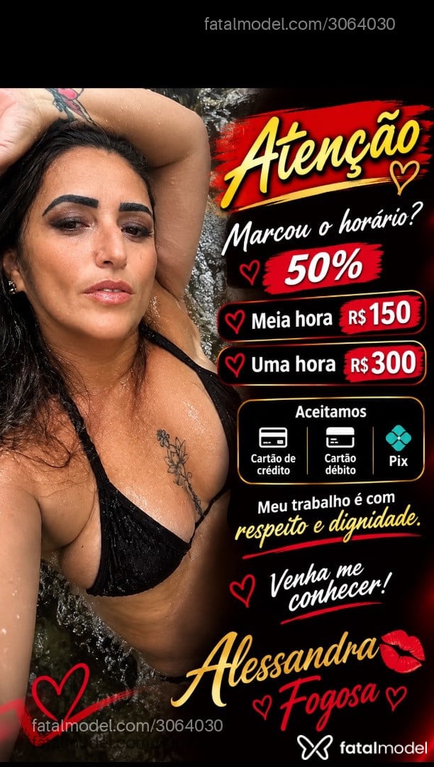Acompanhante mulher morena (o) de olhos mel - Alessandra
