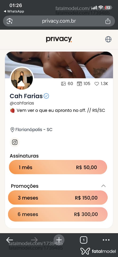 Acompanhante mulher loira (o) de olhos castanhos - Cah Farias