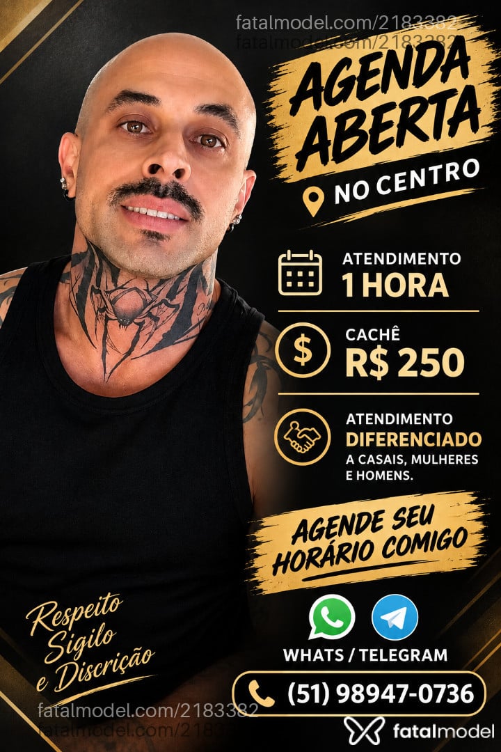 Acompanhante homem morena (o) de olhos castanhos - Dilcinho Moura