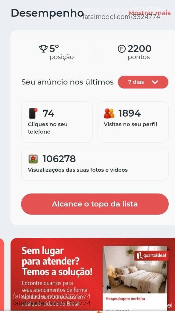 Acompanhante mulher com cabelo castanho de olhos castanhos - Beatris