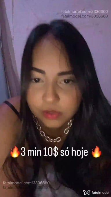Acompanhante mulher morena (o) de olhos castanhos em Virtual - Isabela