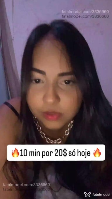 Acompanhante mulher morena (o) de olhos castanhos em Virtual - Isabela
