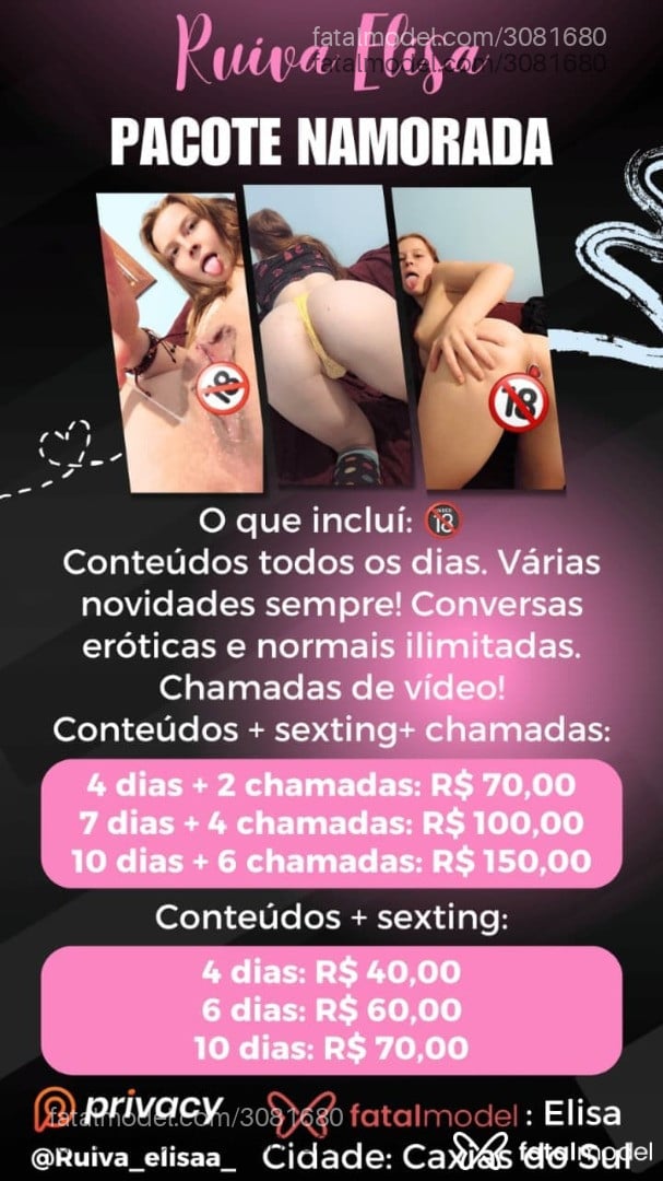 Acompanhante mulher ruiva (o) de olhos verdes - Elisa