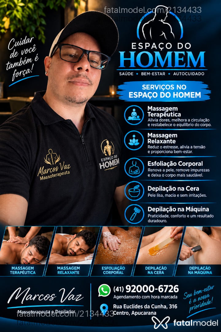 Acompanhante homem com cabelo castanho de olhos castanhos - Marcos