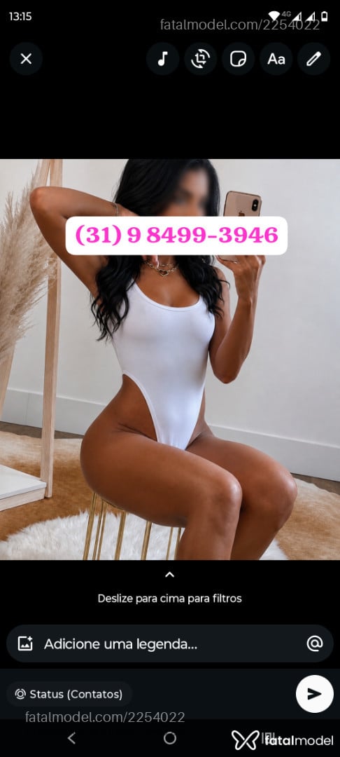 Acompanhante mulher morena (o) de olhos pretos - Paolla Alves