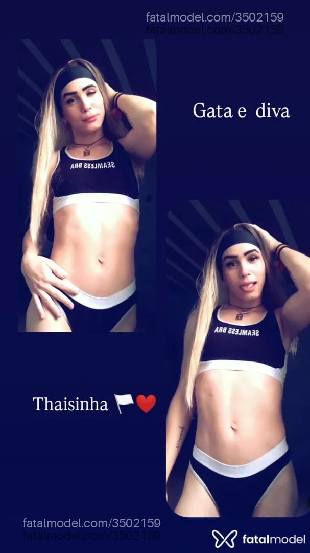 Acompanhante mulher trans morena (o) de olhos castanhos - Thaís
