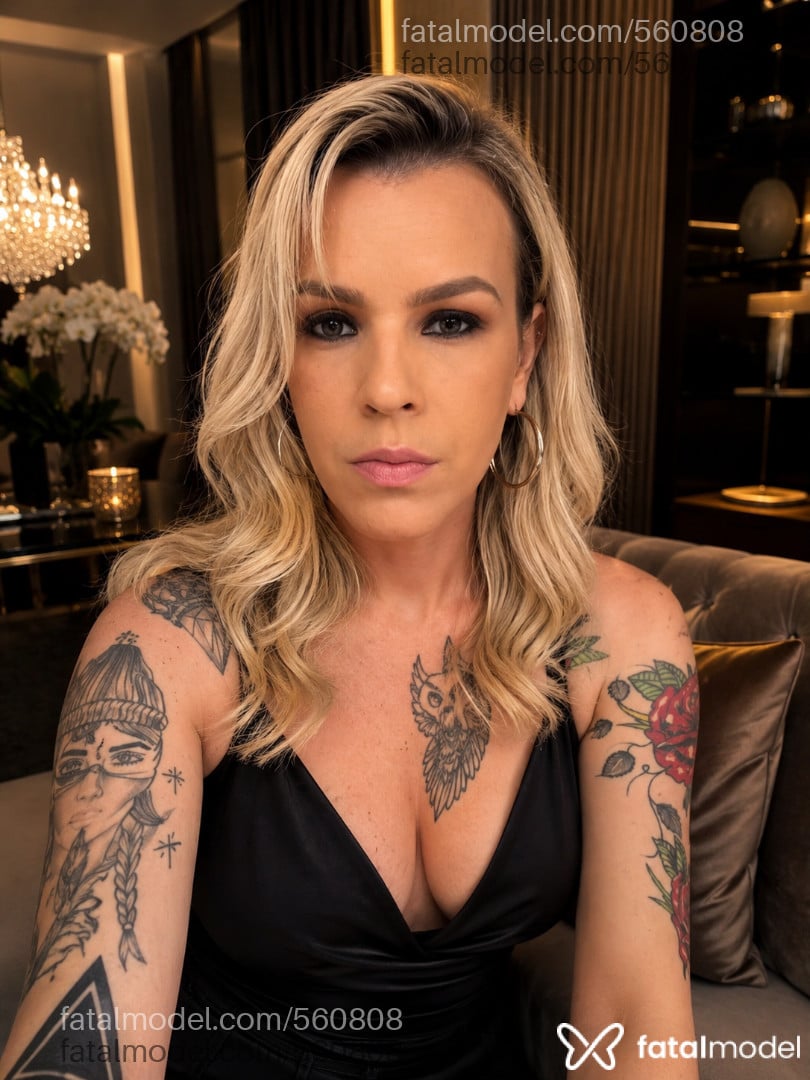 Acompanhante mulher trans loira (o) de olhos mel - Renata Vogue