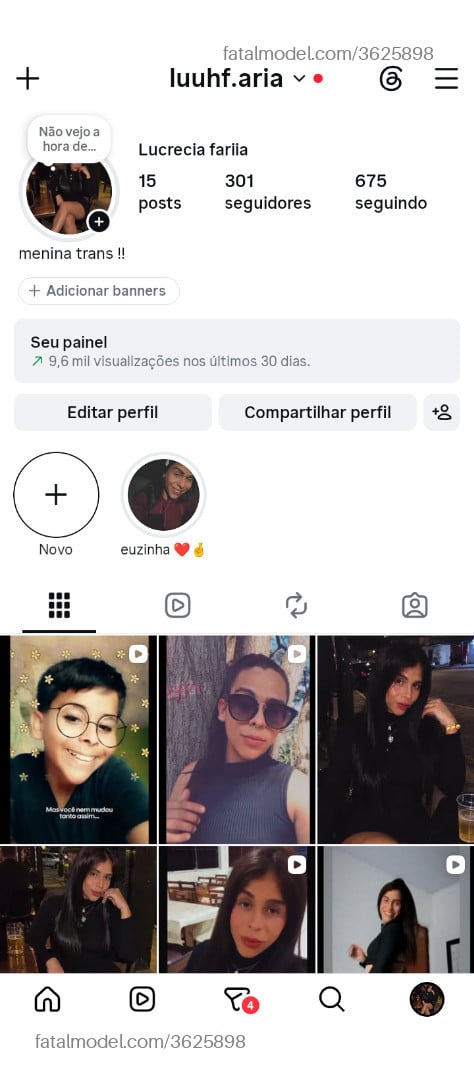 Acompanhante homem trans com cabelo castanho de olhos castanhos - Lucrécia Gabrielly