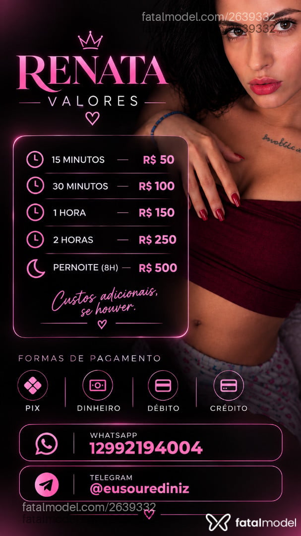 Acompanhante mulher trans morena (o) de olhos castanhos - Renata