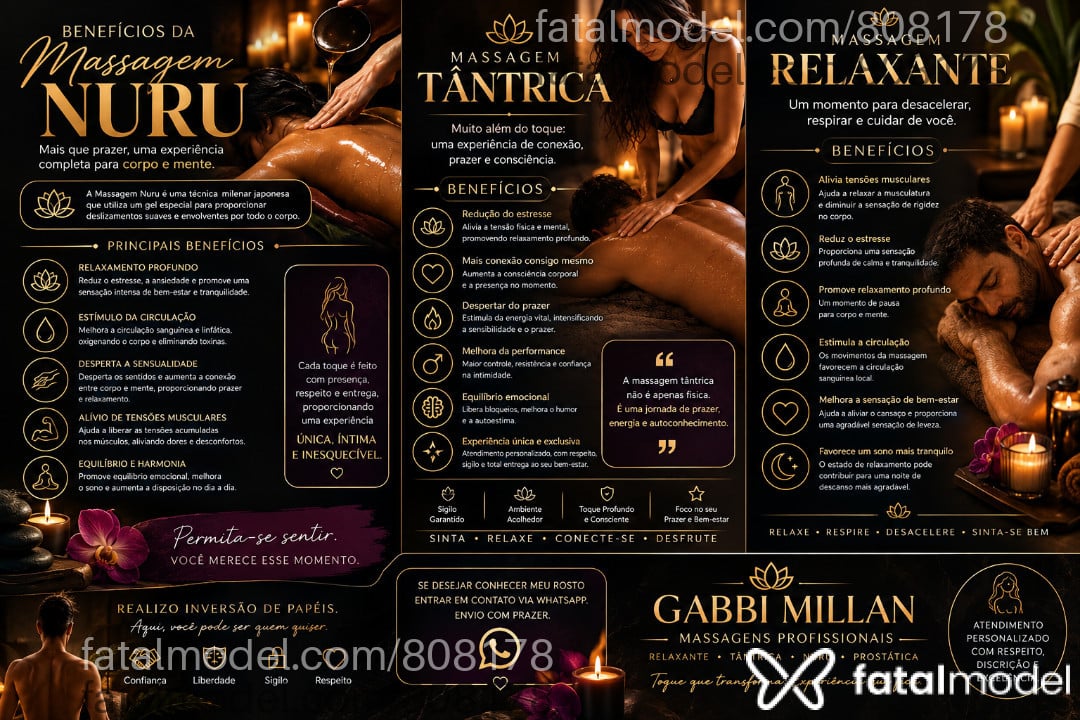 Acompanhante mulher morena (o) de olhos castanhos - Gabbi Millan