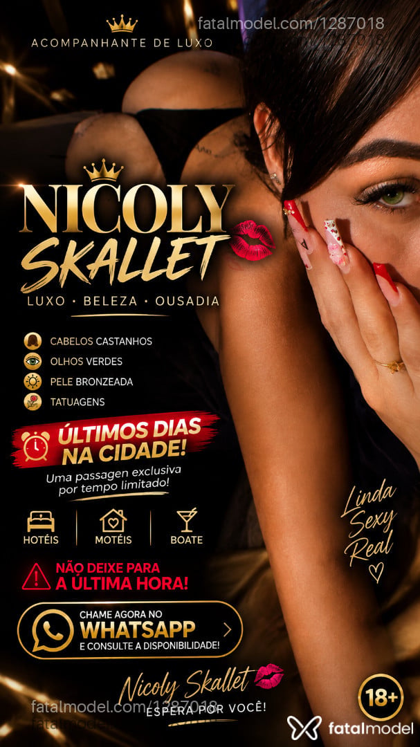 Acompanhante mulher trans morena (o) de olhos verdes - Shetefanny skallet