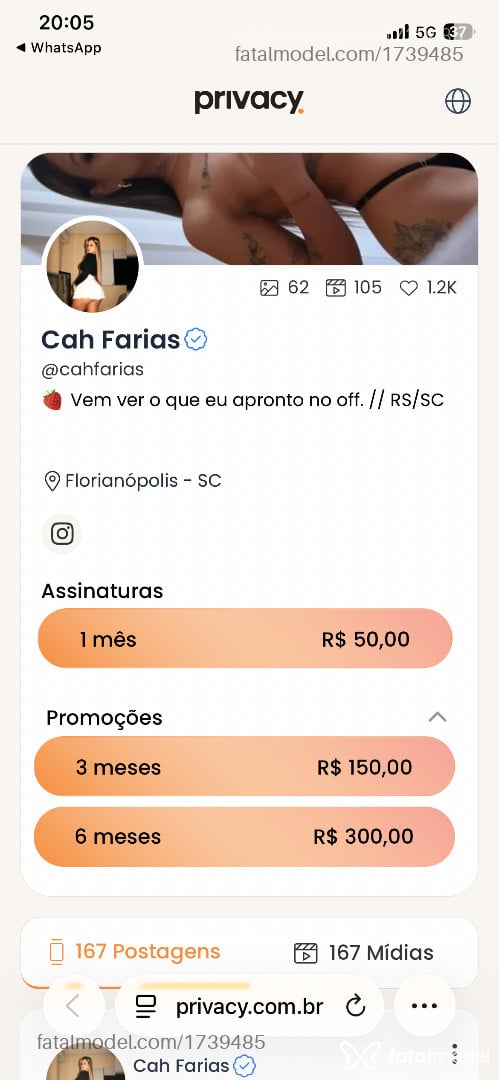 Acompanhante mulher loira (o) de olhos castanhos - Cah Farias