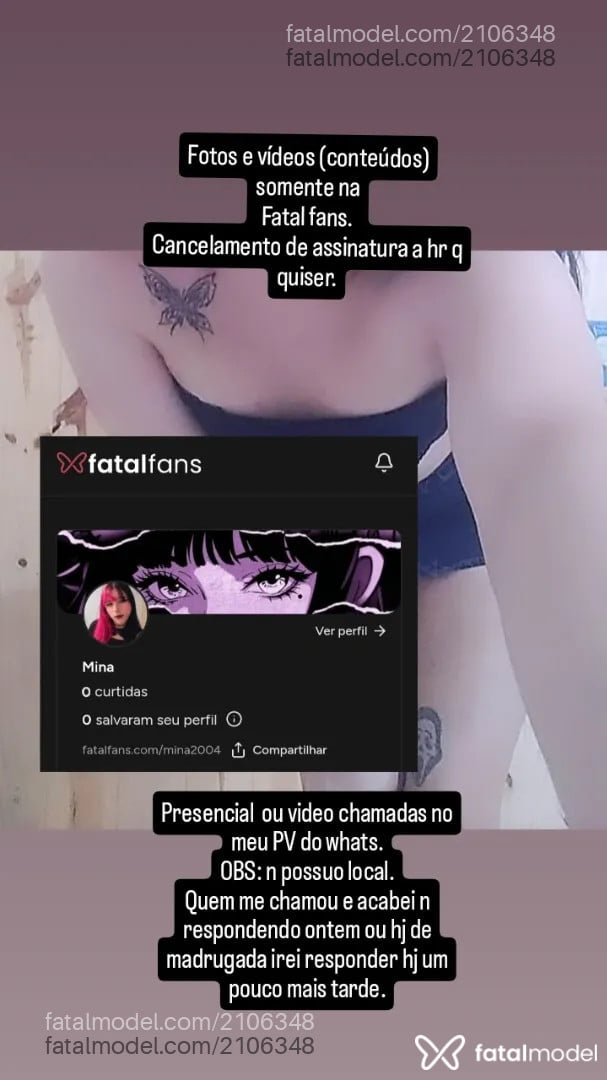 Acompanhante mulher trans com cabelo colorido de olhos castanhos - Mina