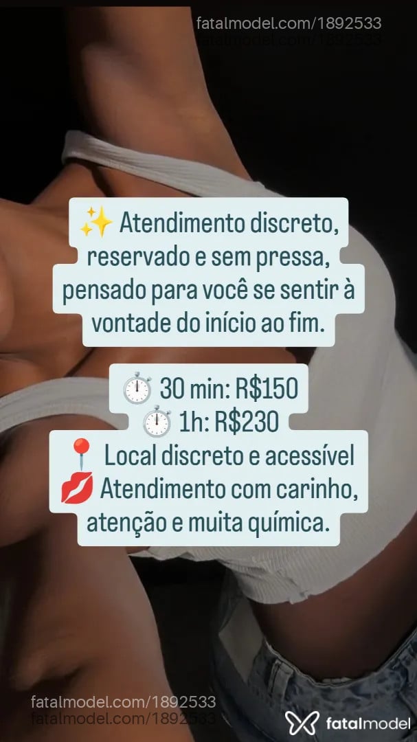 Acompanhante mulher morena (o) de olhos pretos - Jéssica