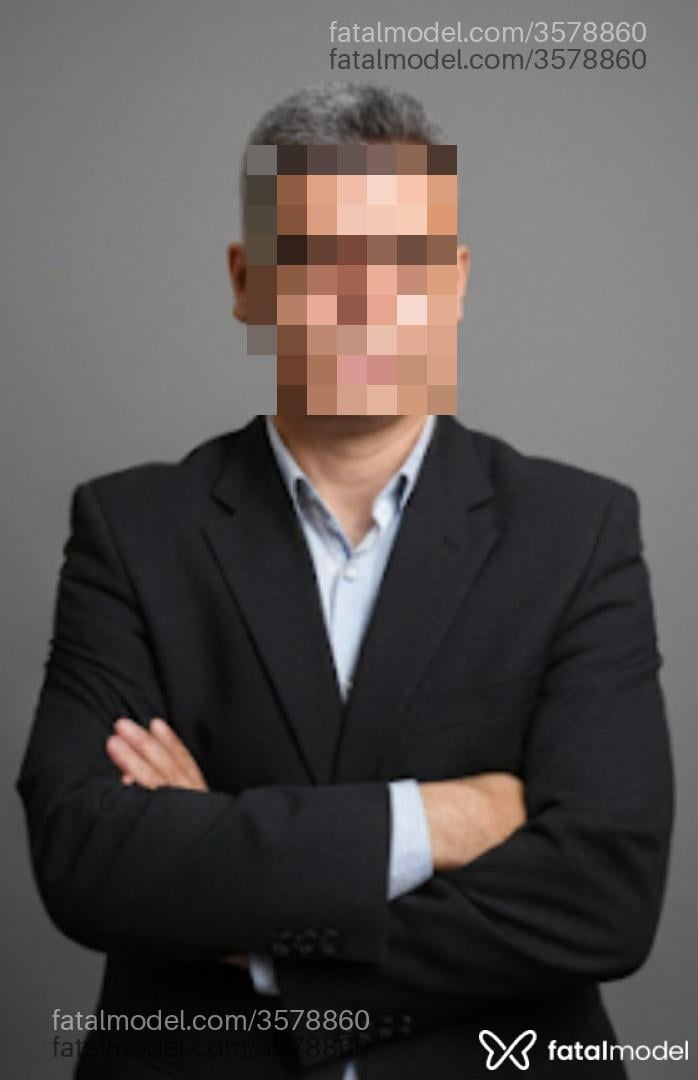Acompanhante homem com cabelo grisalho de olhos castanhos - Claud
