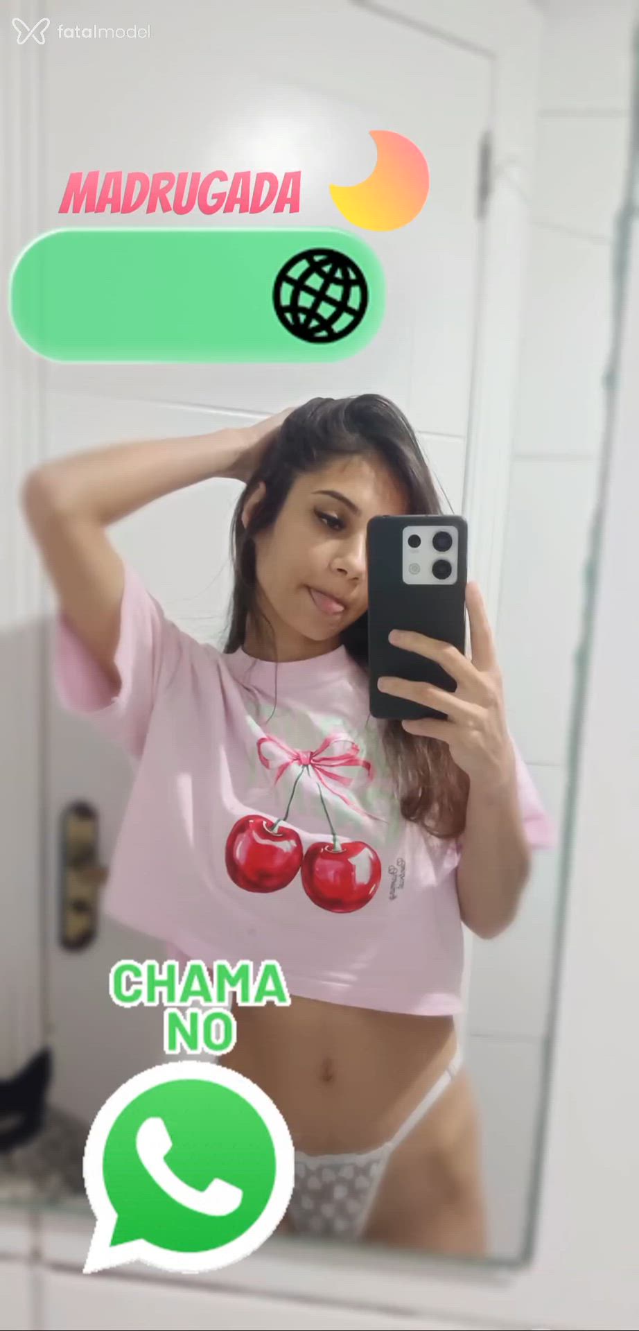 Acompanhante mulher morena (o) de olhos castanhos - Dahiah