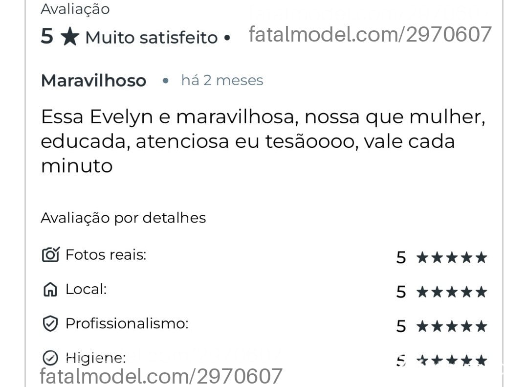 Acompanhante mulher morena (o) de olhos castanhos - Evilyn