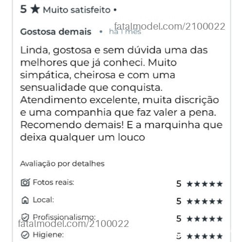 Acompanhante mulher morena (o) de olhos castanhos - Valentina