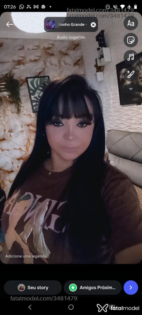 Acompanhante mulher morena (o) de olhos castanhos - Nany Morena Bronze