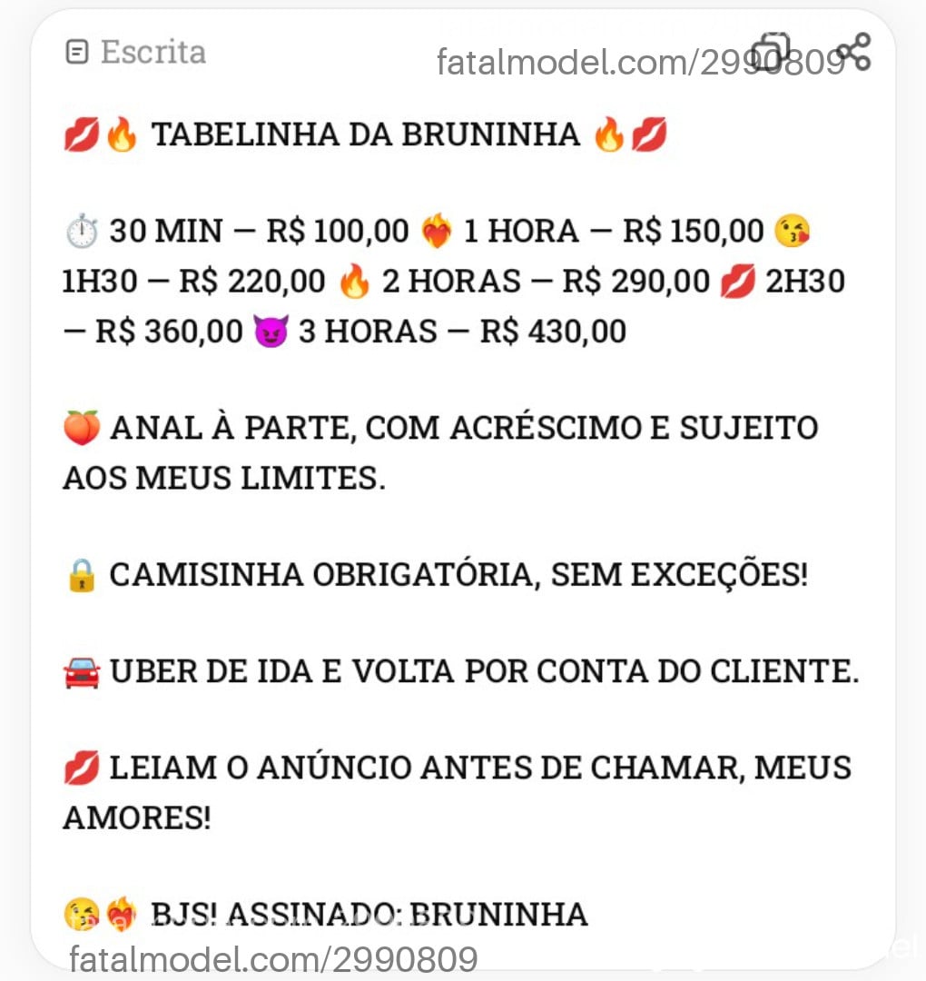 Acompanhante mulher morena (o) de olhos castanhos - Bruninhaa