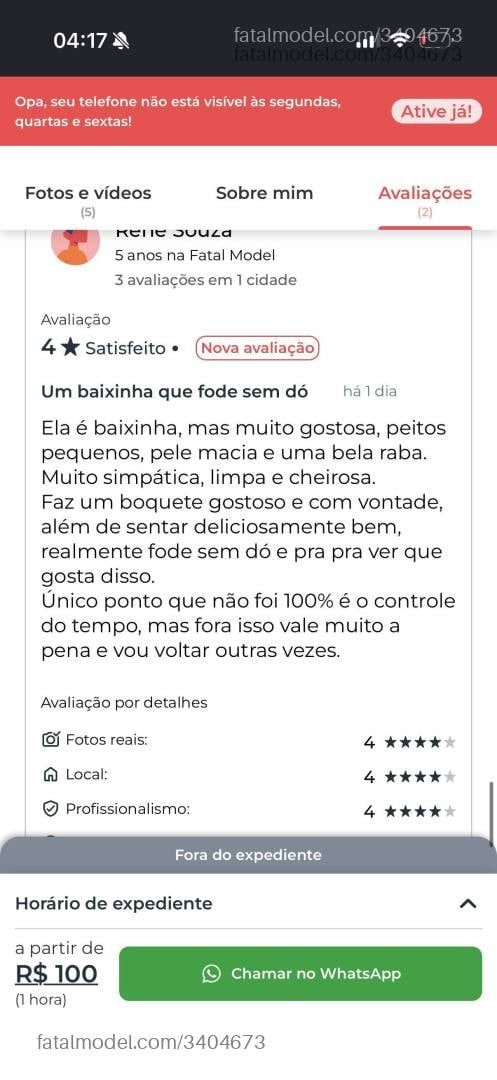 Acompanhante mulher morena (o) de olhos castanhos - Lorrana Duarte