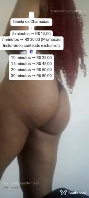 Acompanhante mulher ruiva (o) de olhos pretos - Preta Rara