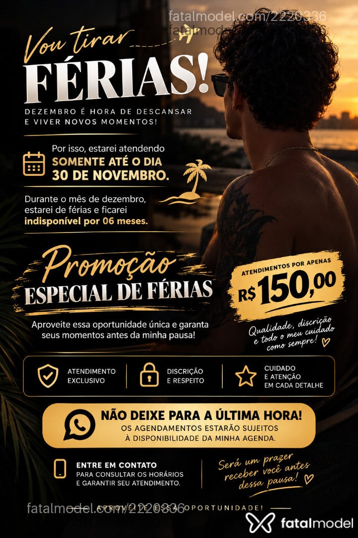 Acompanhante homem morena (o) de olhos verdes - Lucas Hhacker