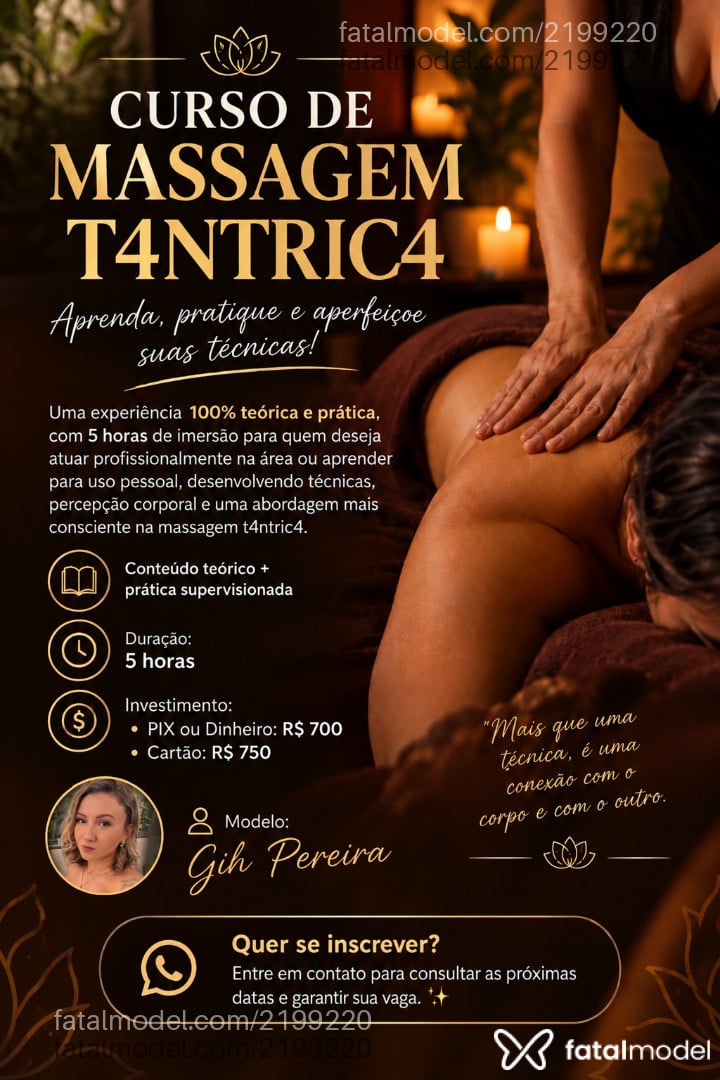 Acompanhante mulher com cabelo castanho de olhos castanhos - Gih Pereira