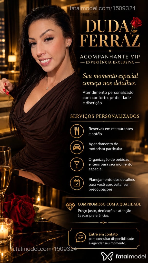 Acompanhante mulher com cabelo castanho de olhos castanhos - Ferraz