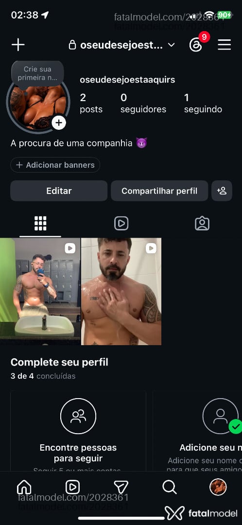 Acompanhante homem com cabelo castanho de olhos castanhos - Talles