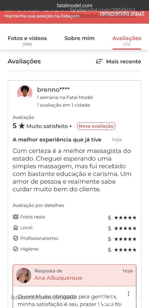 Acompanhante mulher loira (o) de olhos pretos - Ana Albuquerque