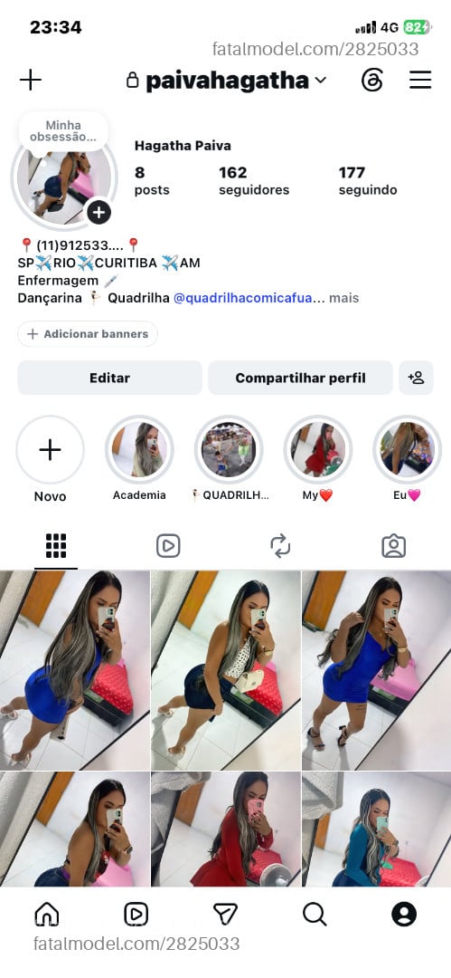 Acompanhante mulher trans morena (o) de olhos castanhos - Agatha Paiva
